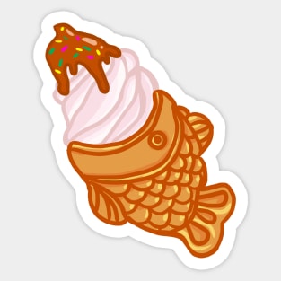 chocolate sprinkles Taiyaki Sticker